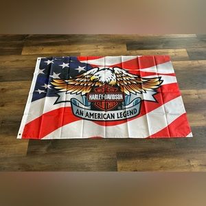 Harley Davidson flag 3 by 5 feet outdoor banner new in package America
